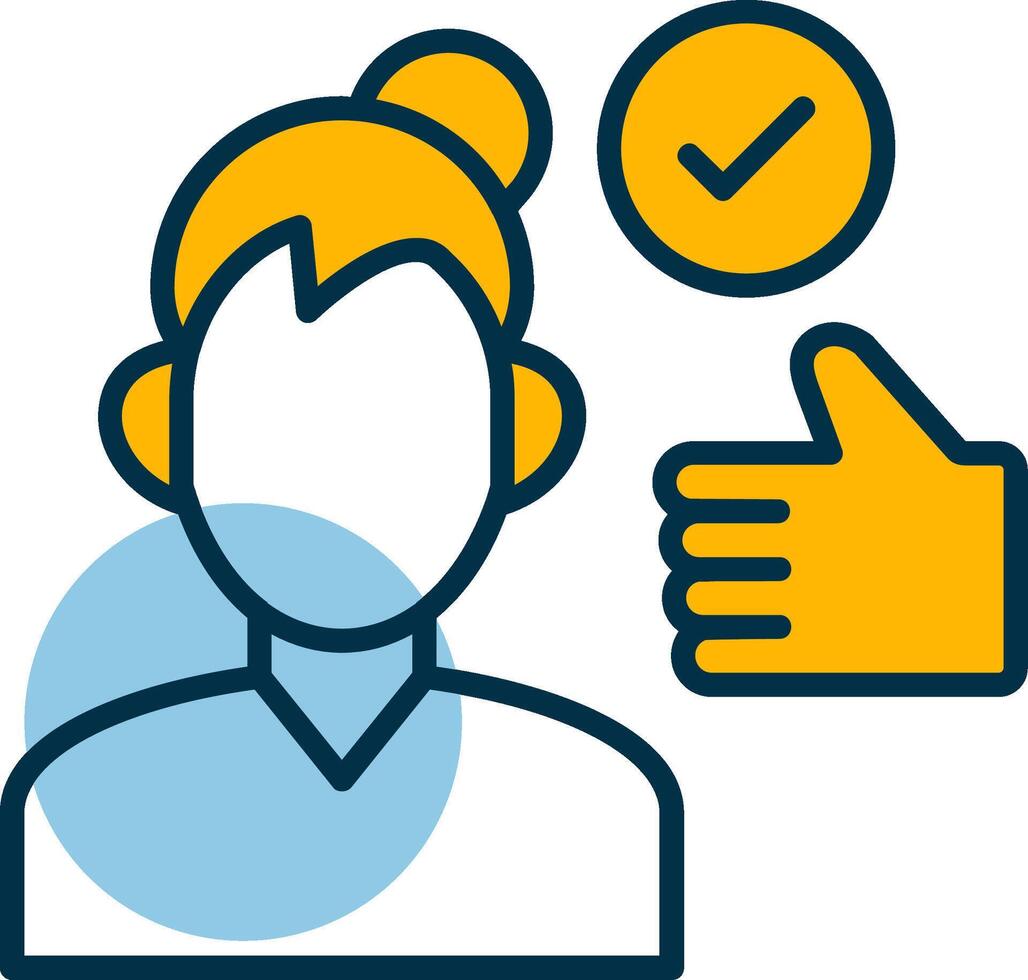 Work Done Shapes Icon vector