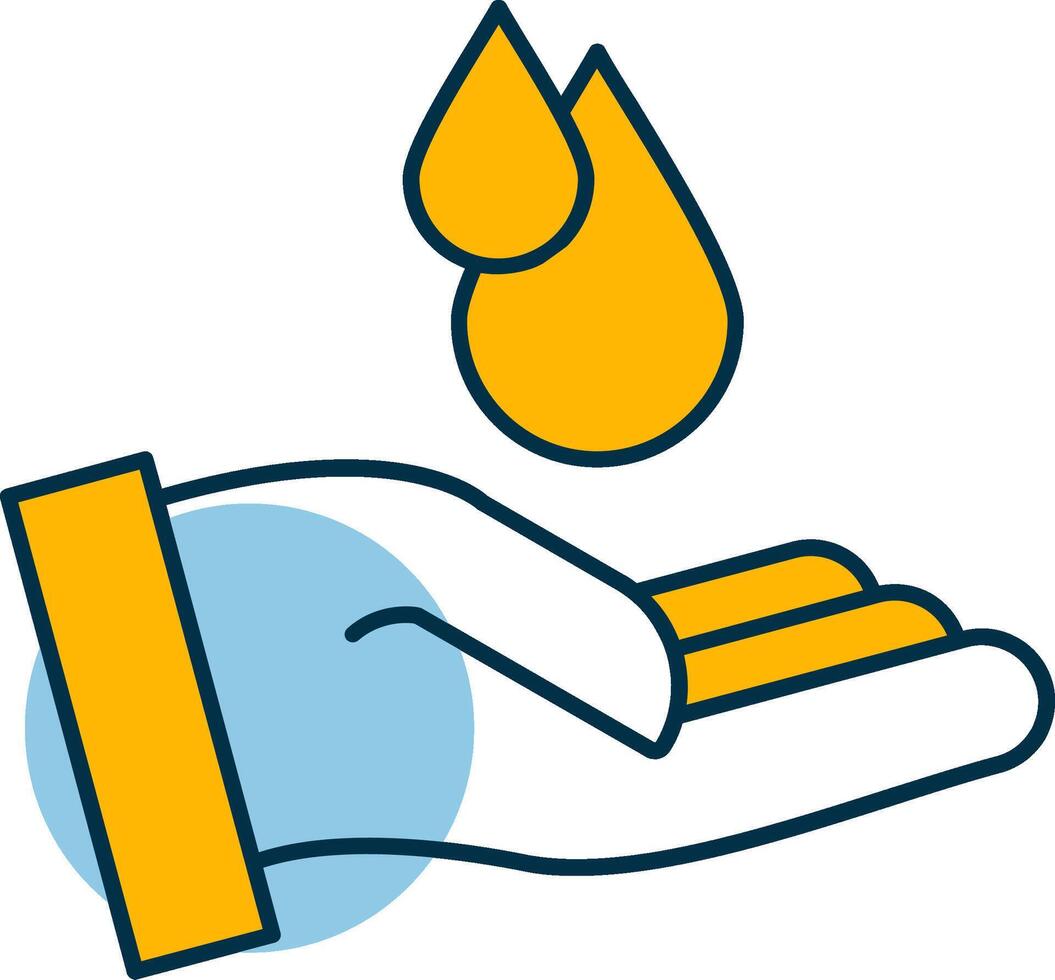 Save Water Shapes Icon vector