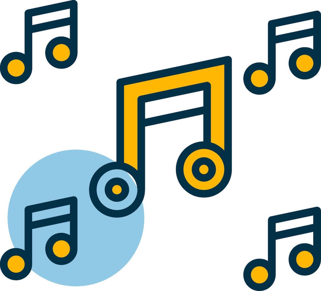 Music Shapes Icon vector