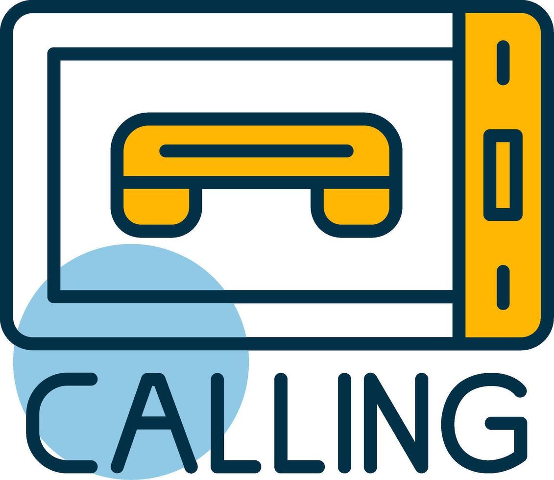 Calling Shapes Icon vector