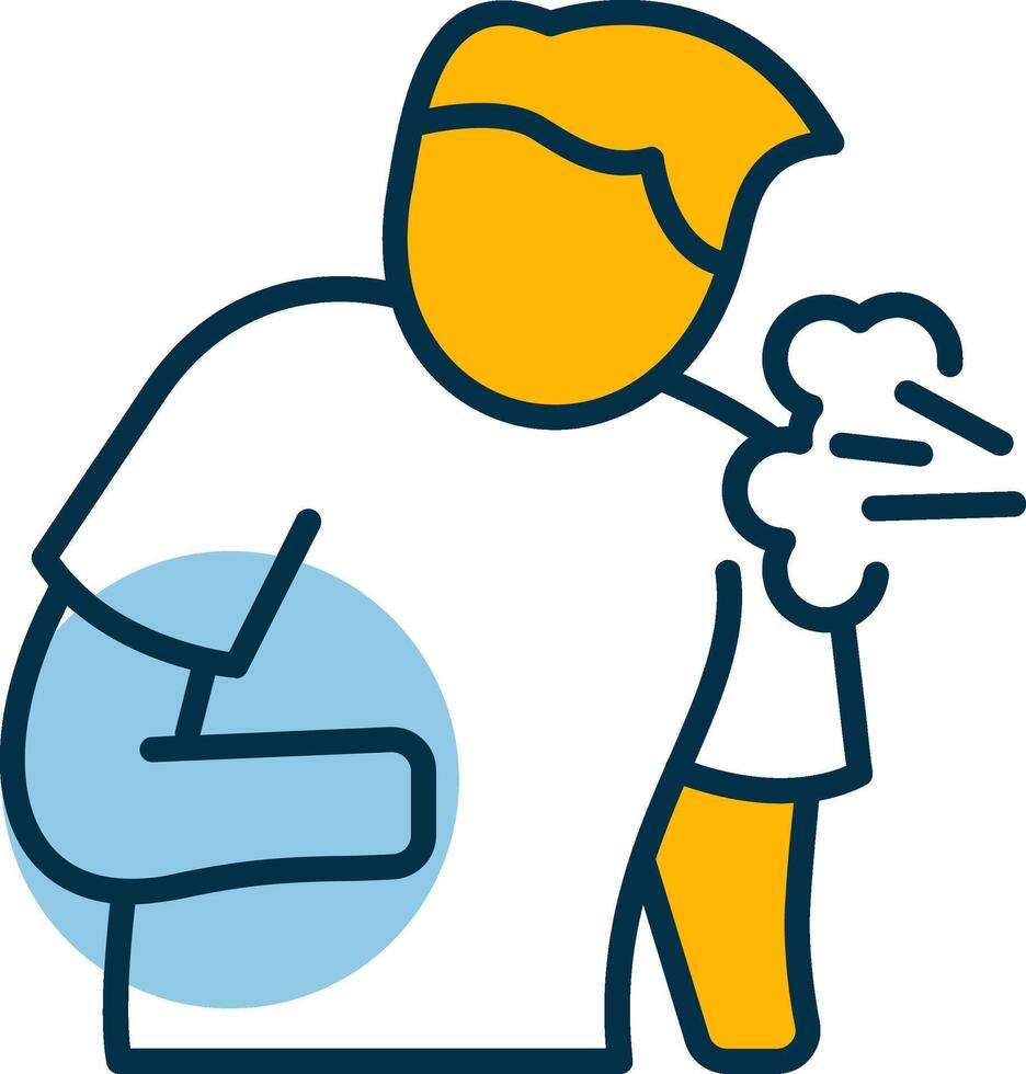Cough Shapes Icon vector