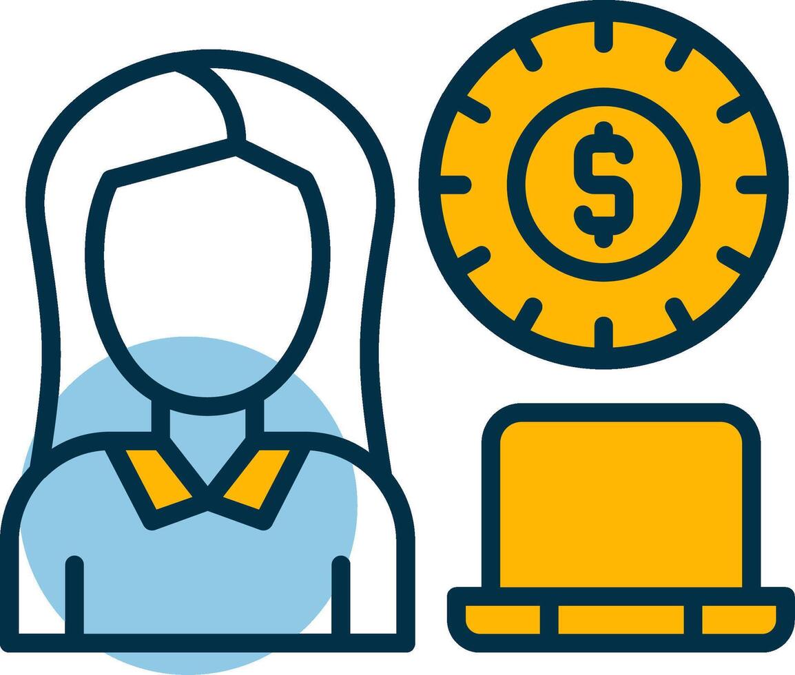 Freelancer Shapes Icon vector