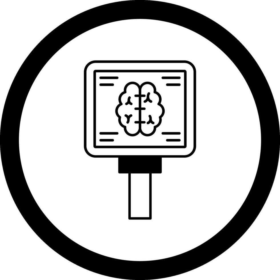 Mri Circle Icon vector