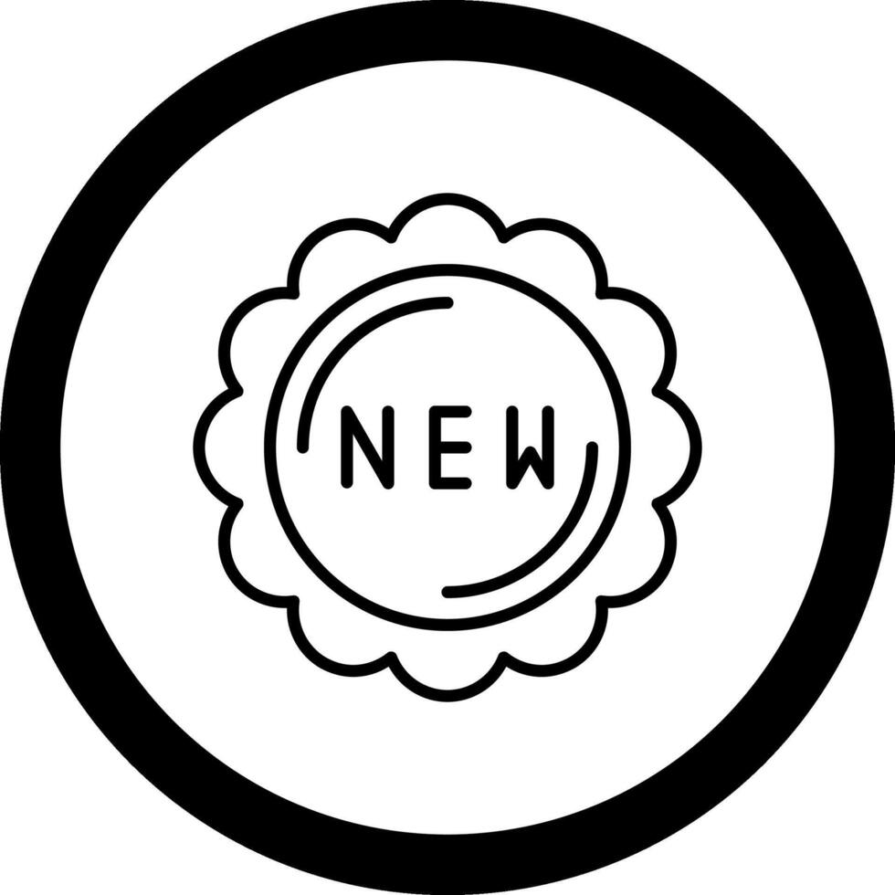 New Circle Icon vector