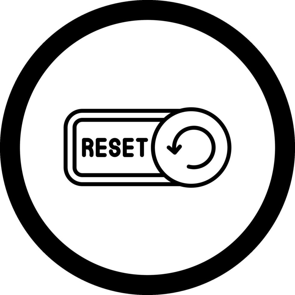 Reset Circle Icon vector