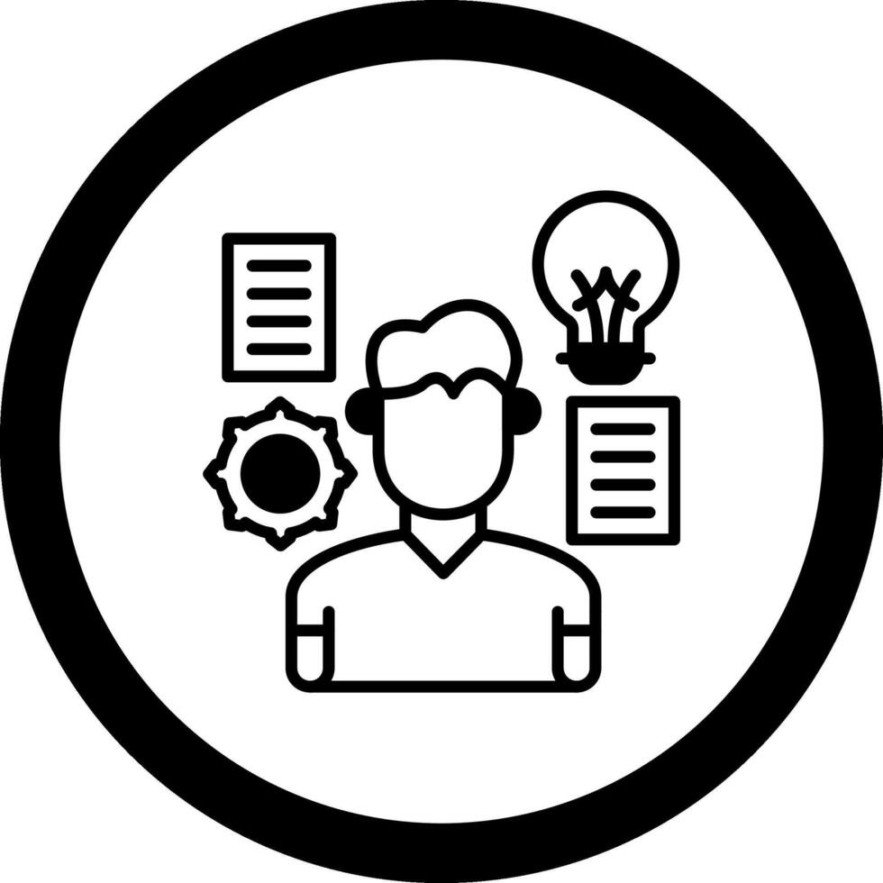 Skills Circle Icon vector