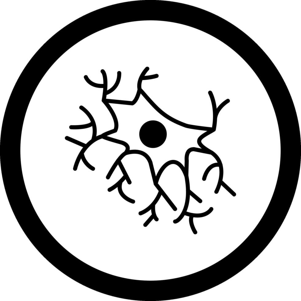 Astrocyte Circle Icon vector