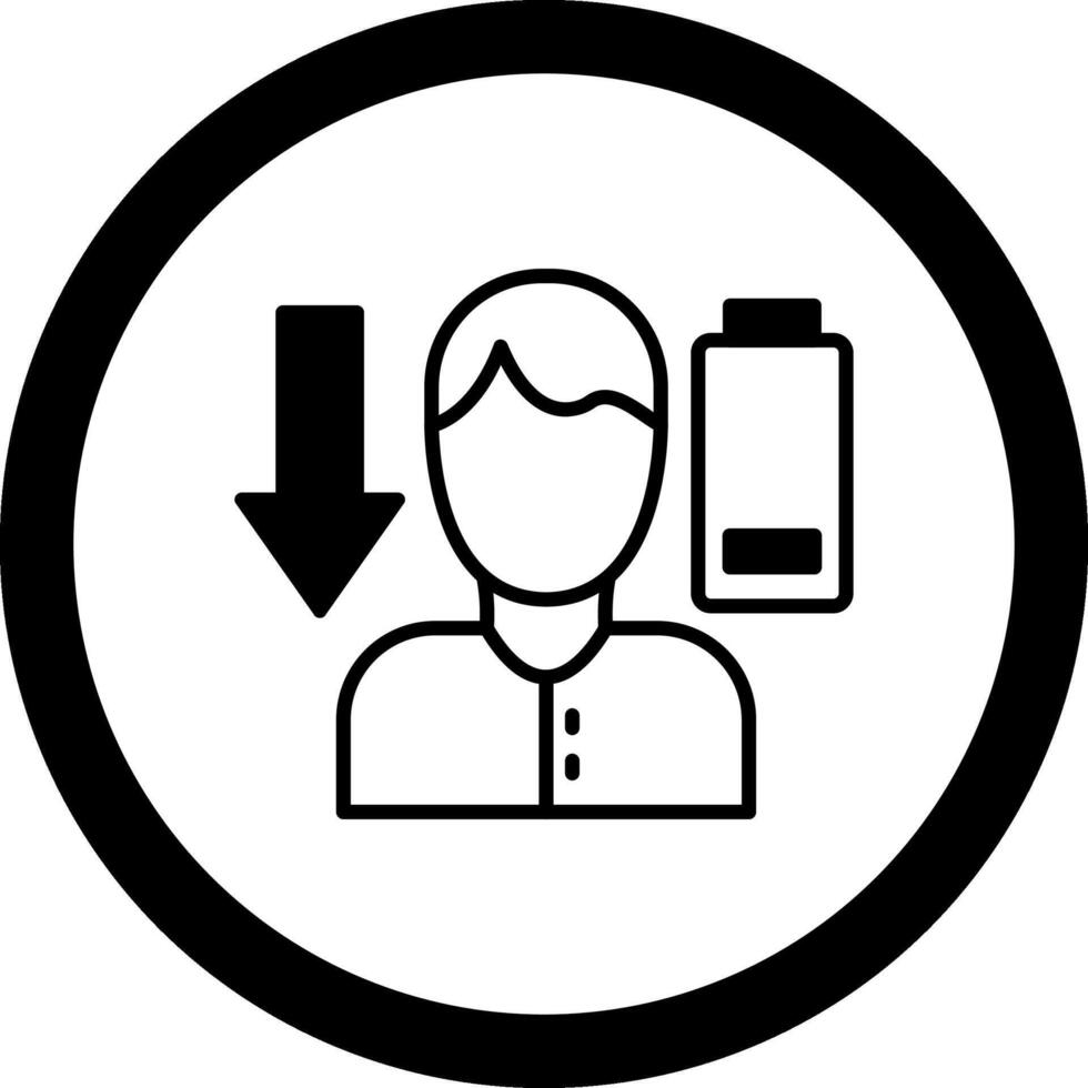 Low Energy Circle Icon vector