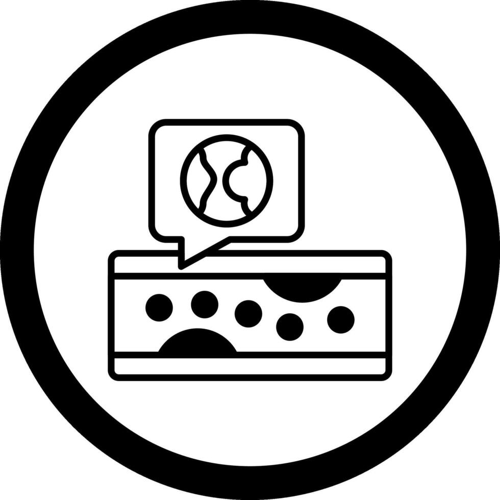 Atherosclerosis Circle Icon vector