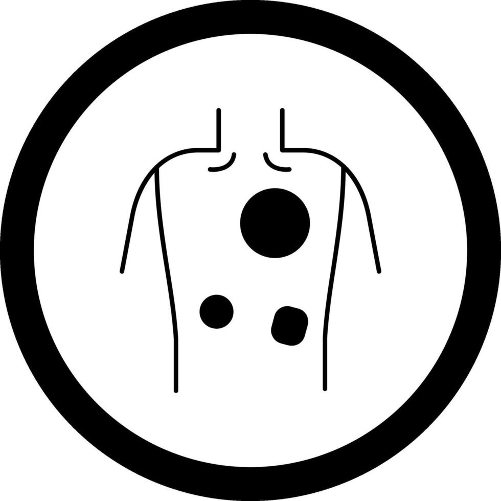 Eczema Circle Icon vector