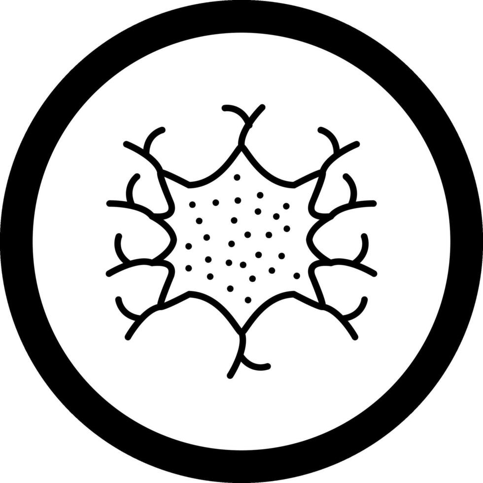 Microglia Circle Icon vector