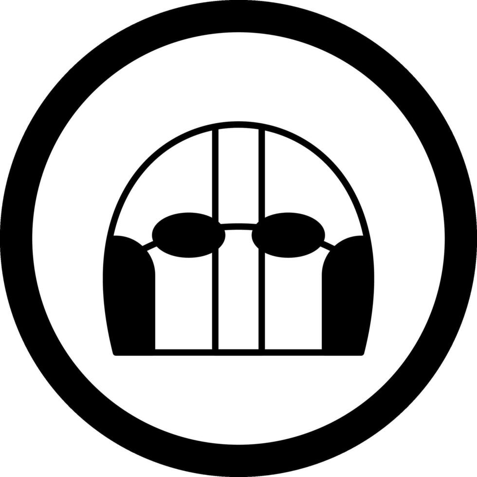 Swimming Cap Circle Icon vector