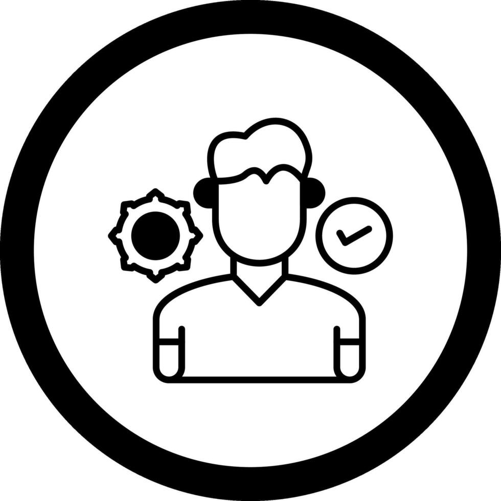 Coach Circle Icon vector
