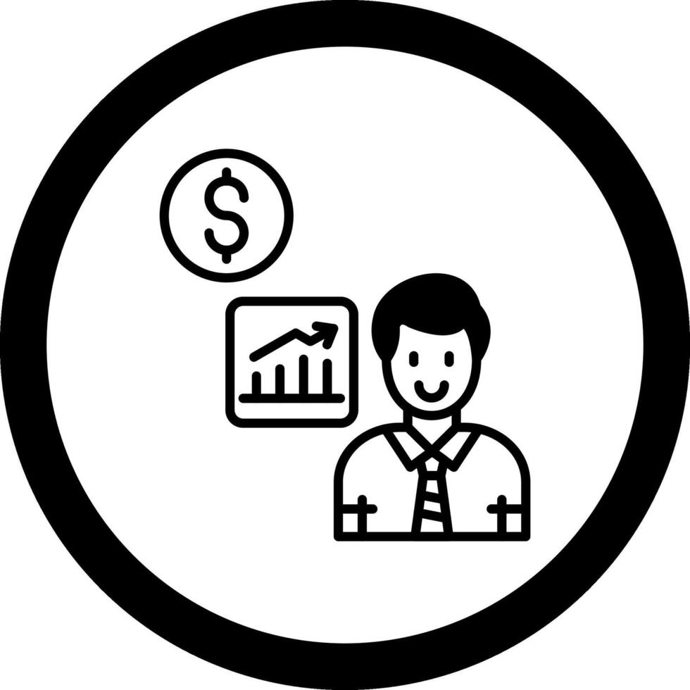 Business Impact Circle Icon vector