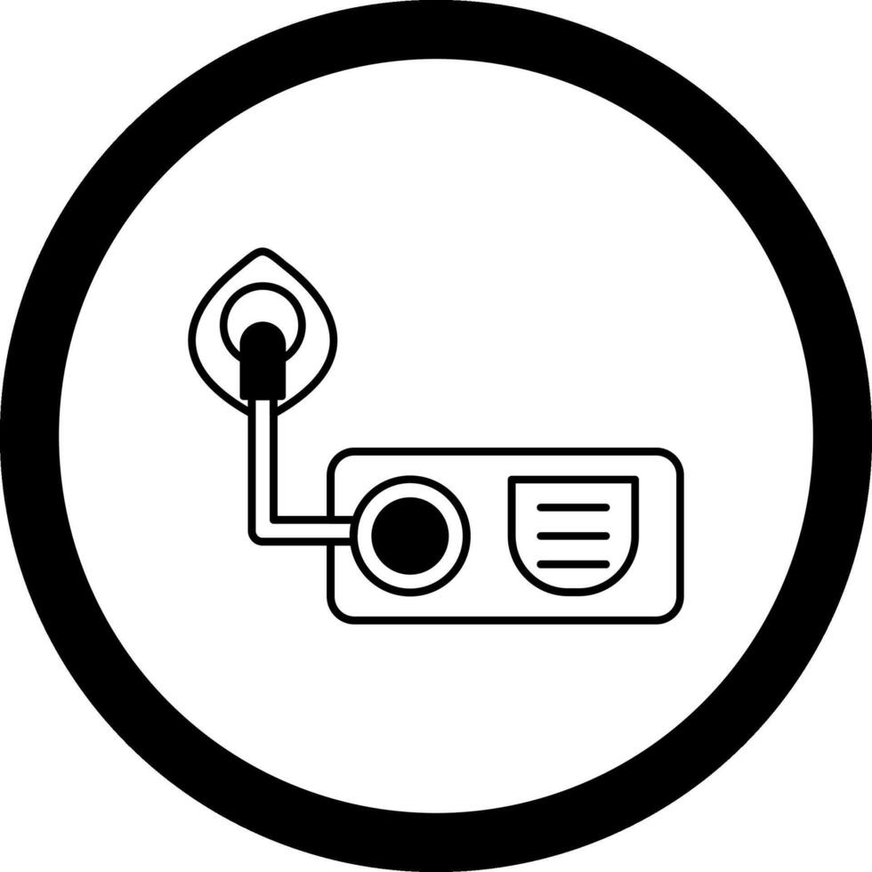 Oxygen Circle Icon vector