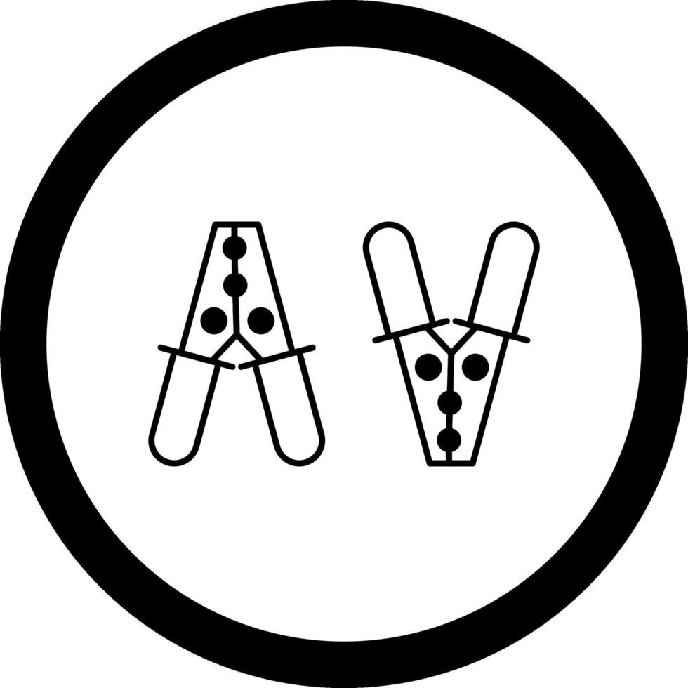 Jumper Circle Icon vector