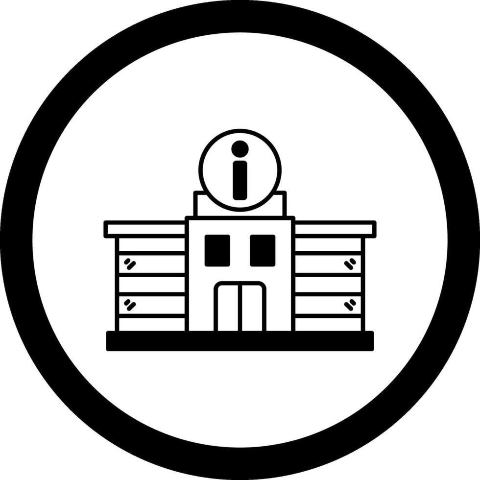 Information Center Circle Icon vector
