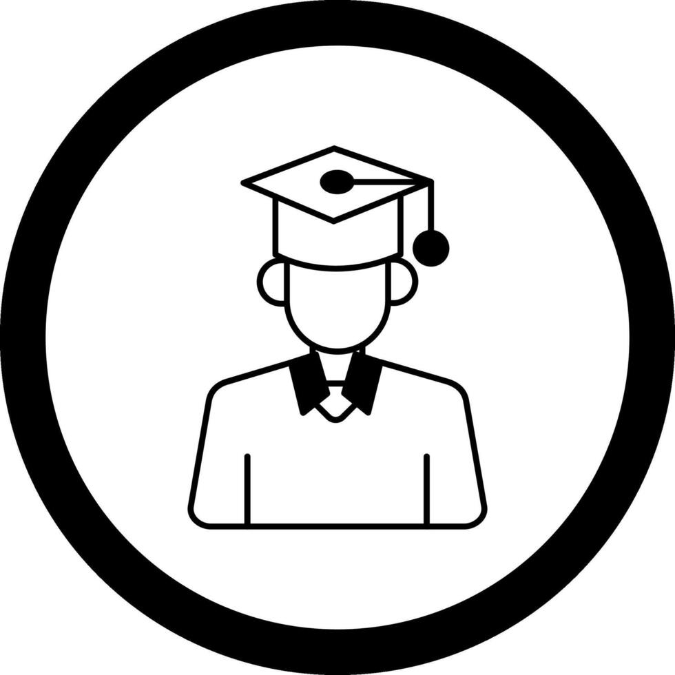 Graduate Circle Icon vector