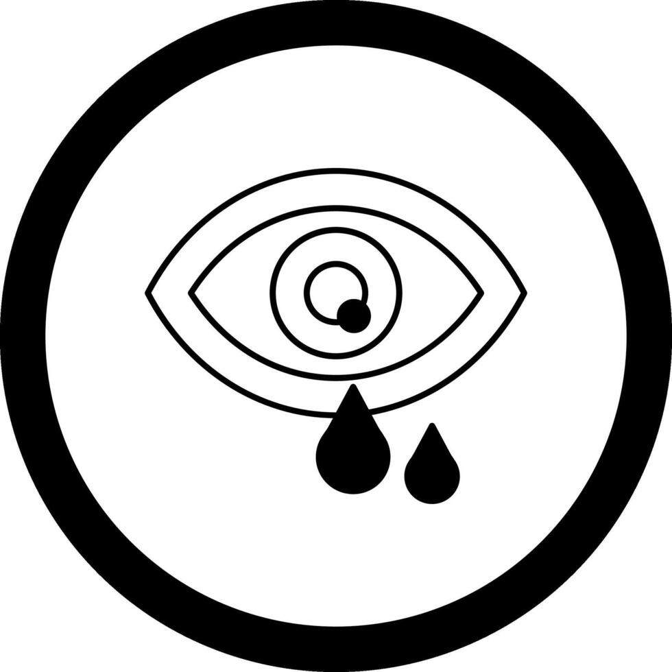 Eye Circle Icon vector