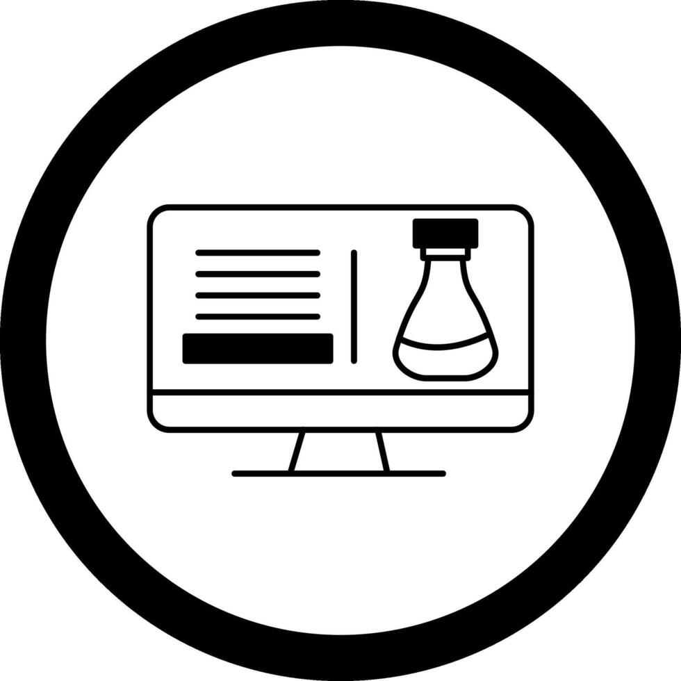 Science Class Circle Icon vector