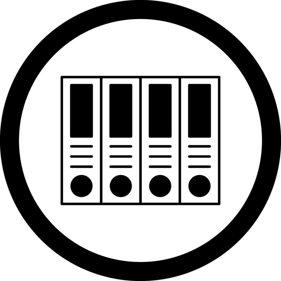 Archive Circle Icon vector