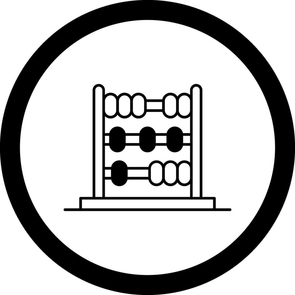 Abacus Circle Icon vector