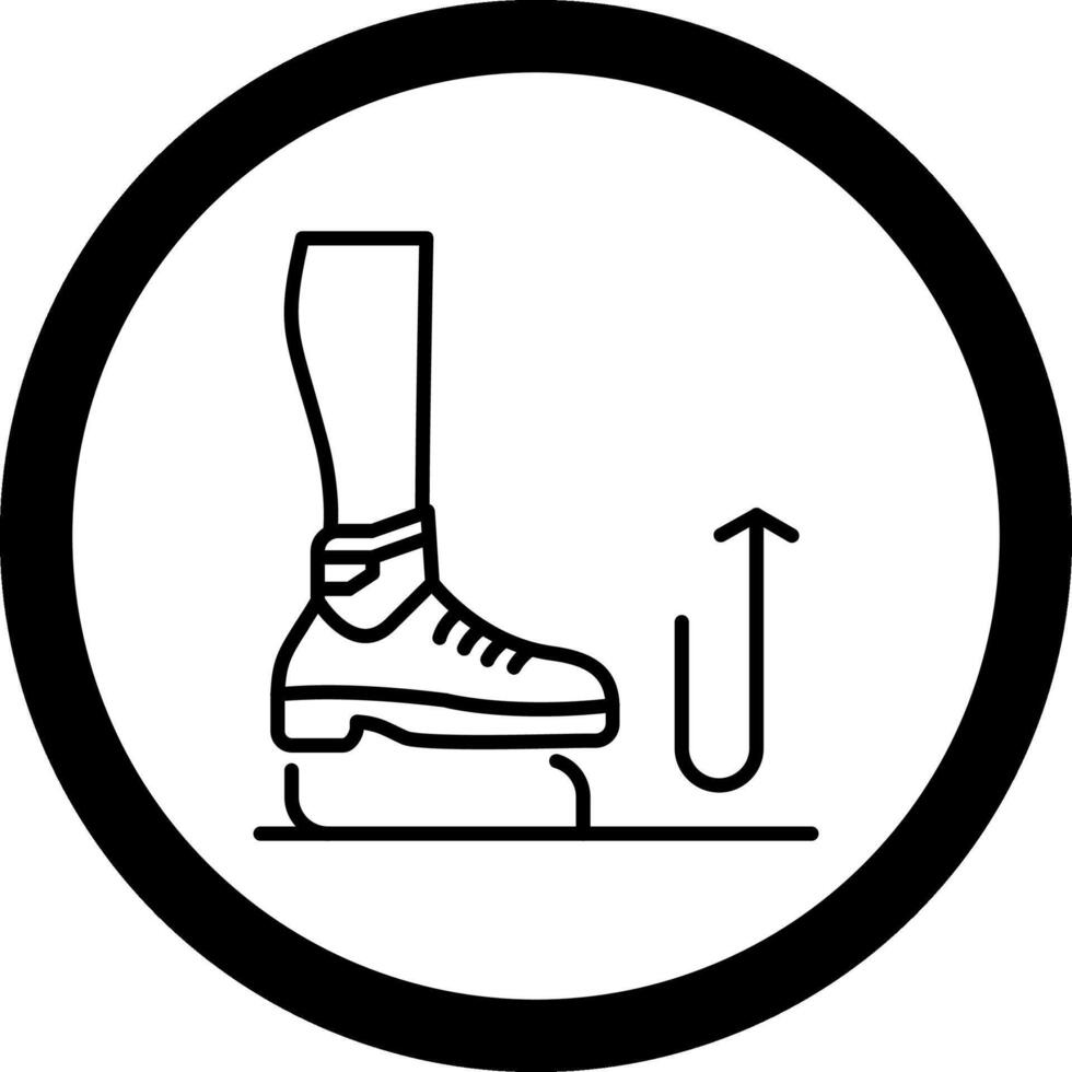 Stomp Circle Icon vector