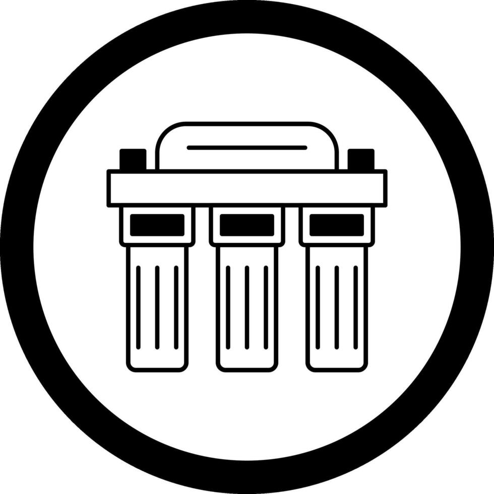 Water Filter Circle Icon vector