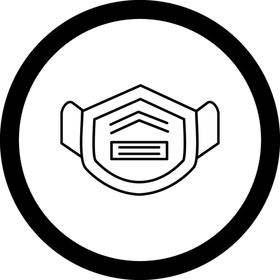 Mask Circle Icon vector