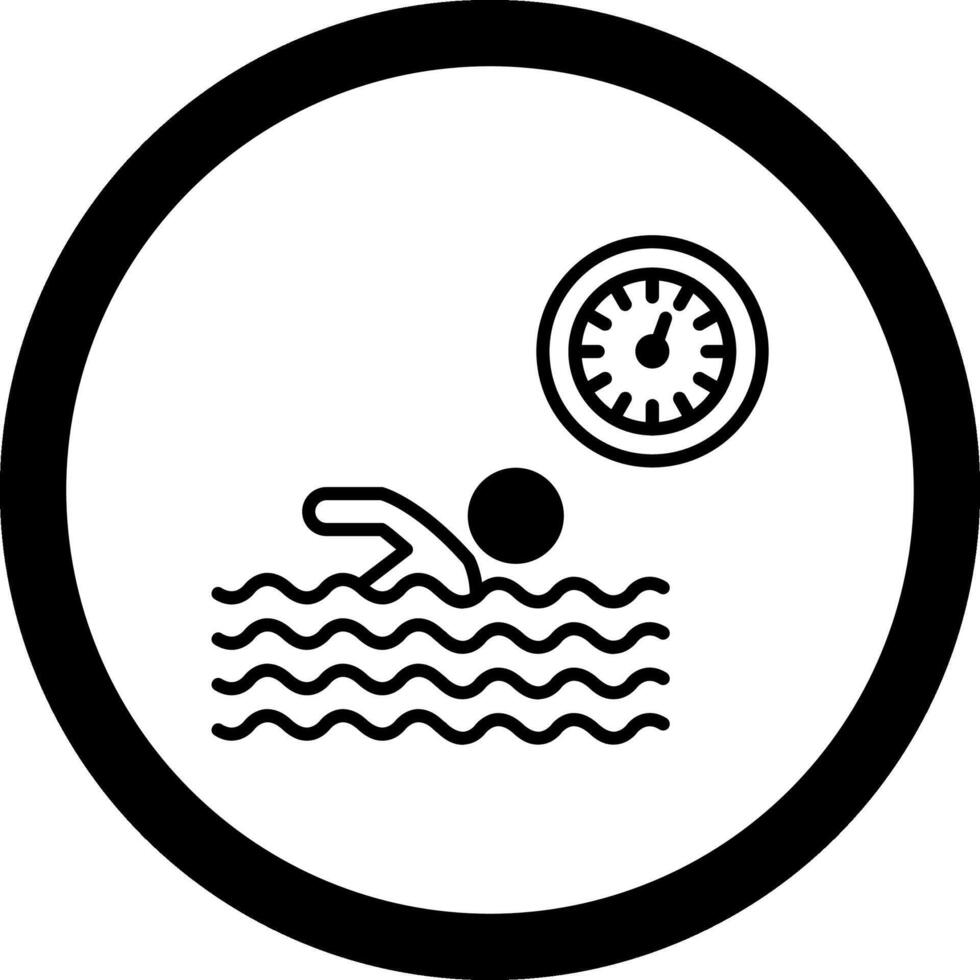 Best Time Circle Icon vector