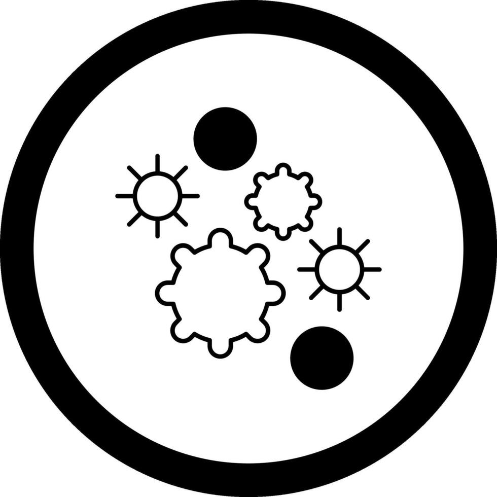 Allergen Circle Icon vector