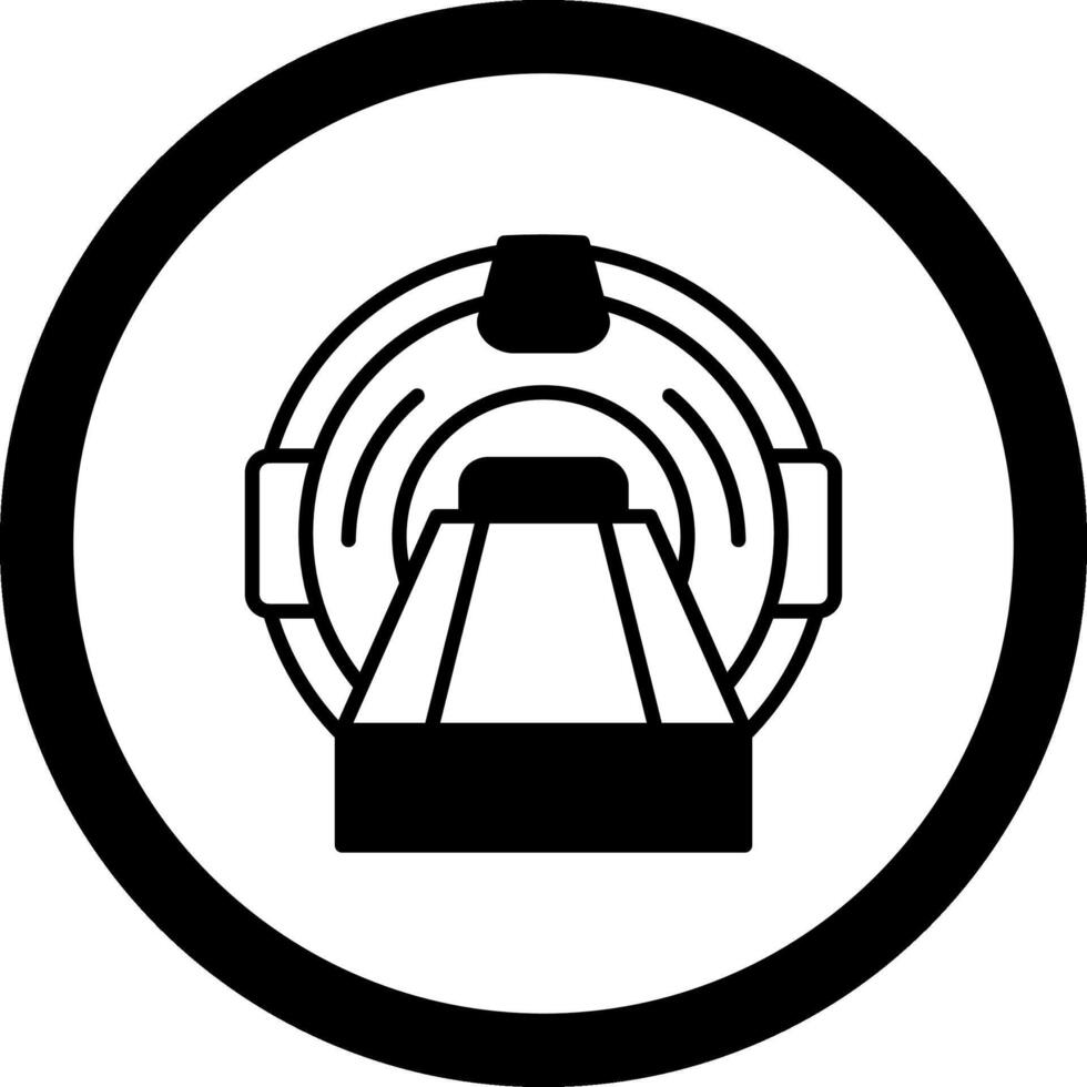 Mri Circle Icon vector