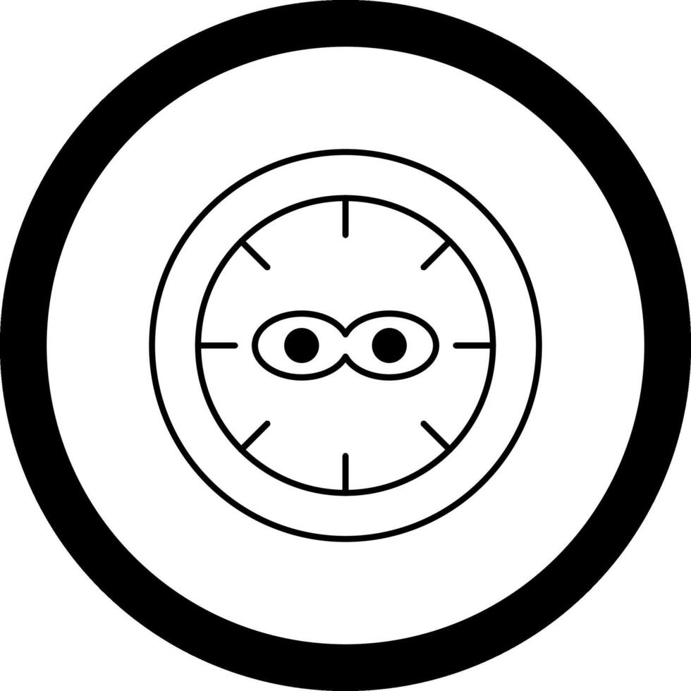 Anti Theft Circle Icon vector