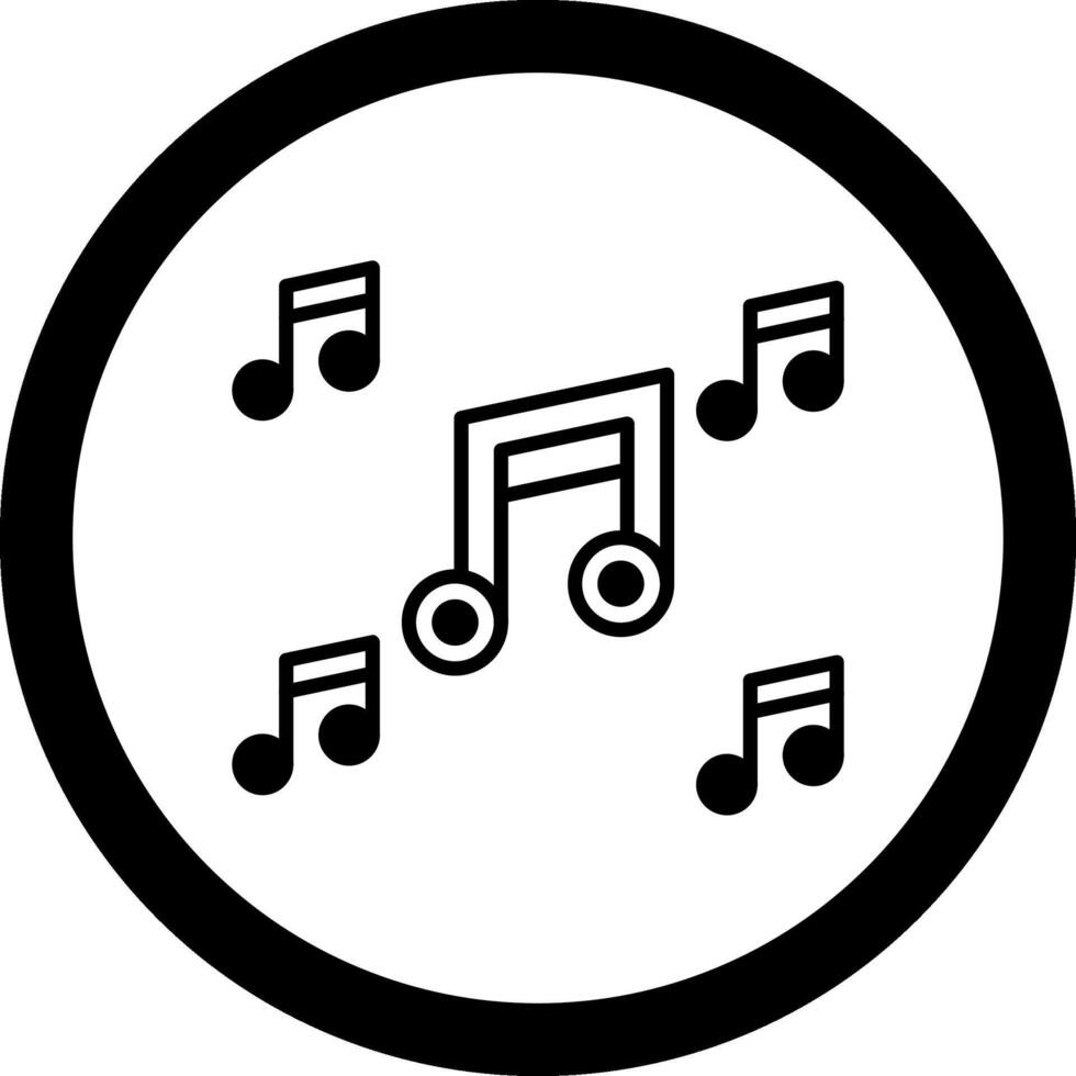 Music Circle Icon vector