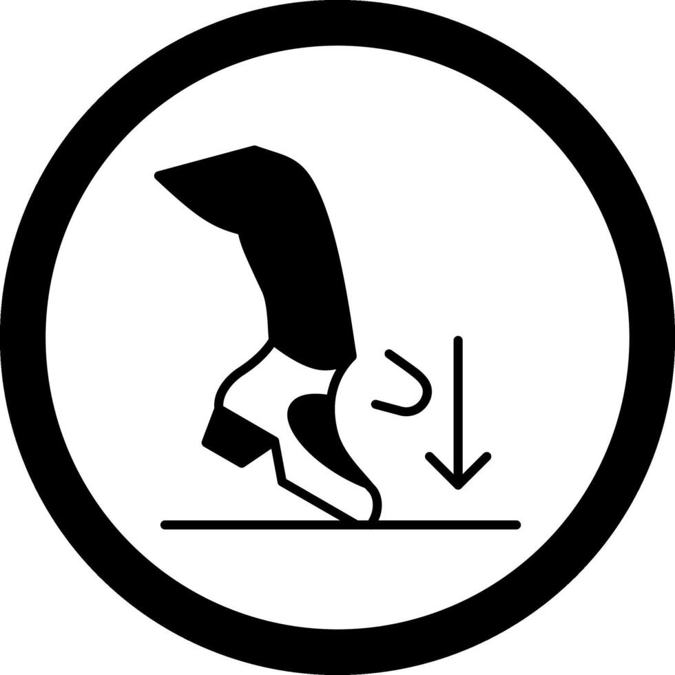 Ball Dig Circle Icon vector