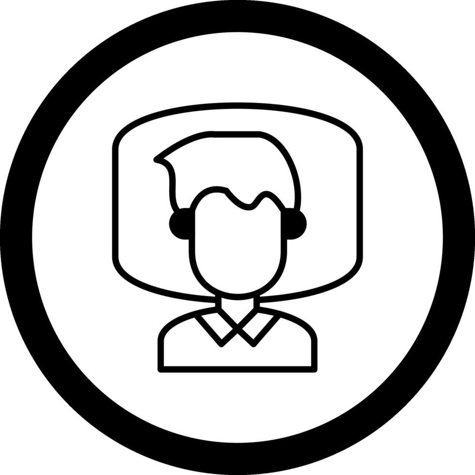 Insomnia Circle Icon vector