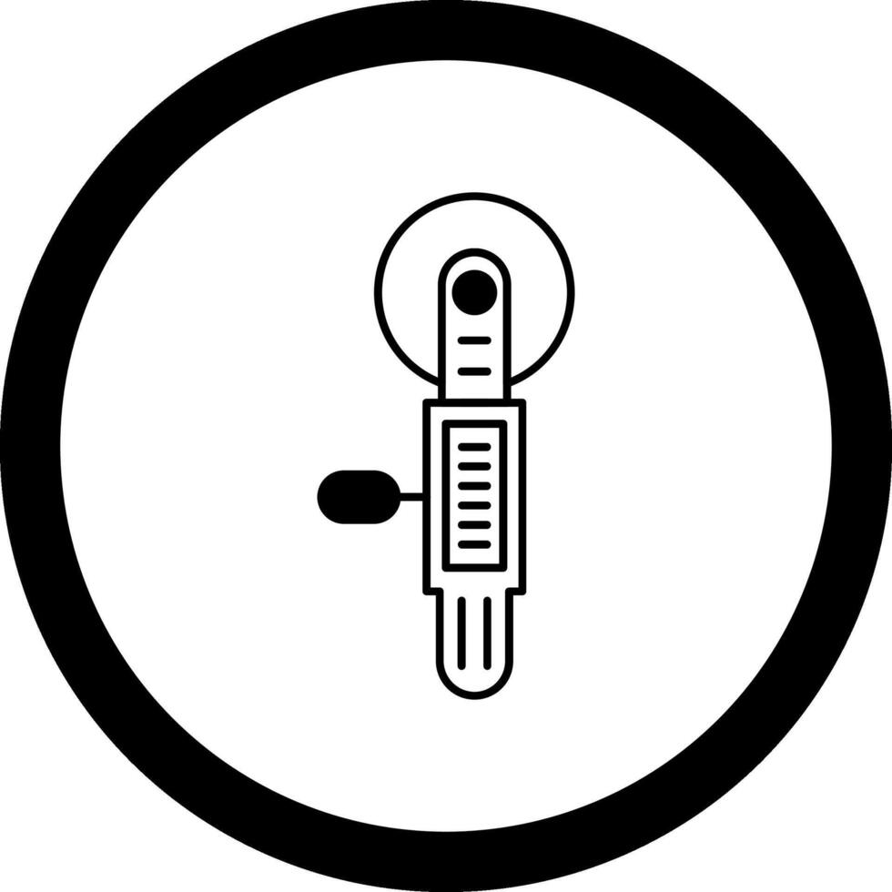 Tile Cutter Circle Icon vector