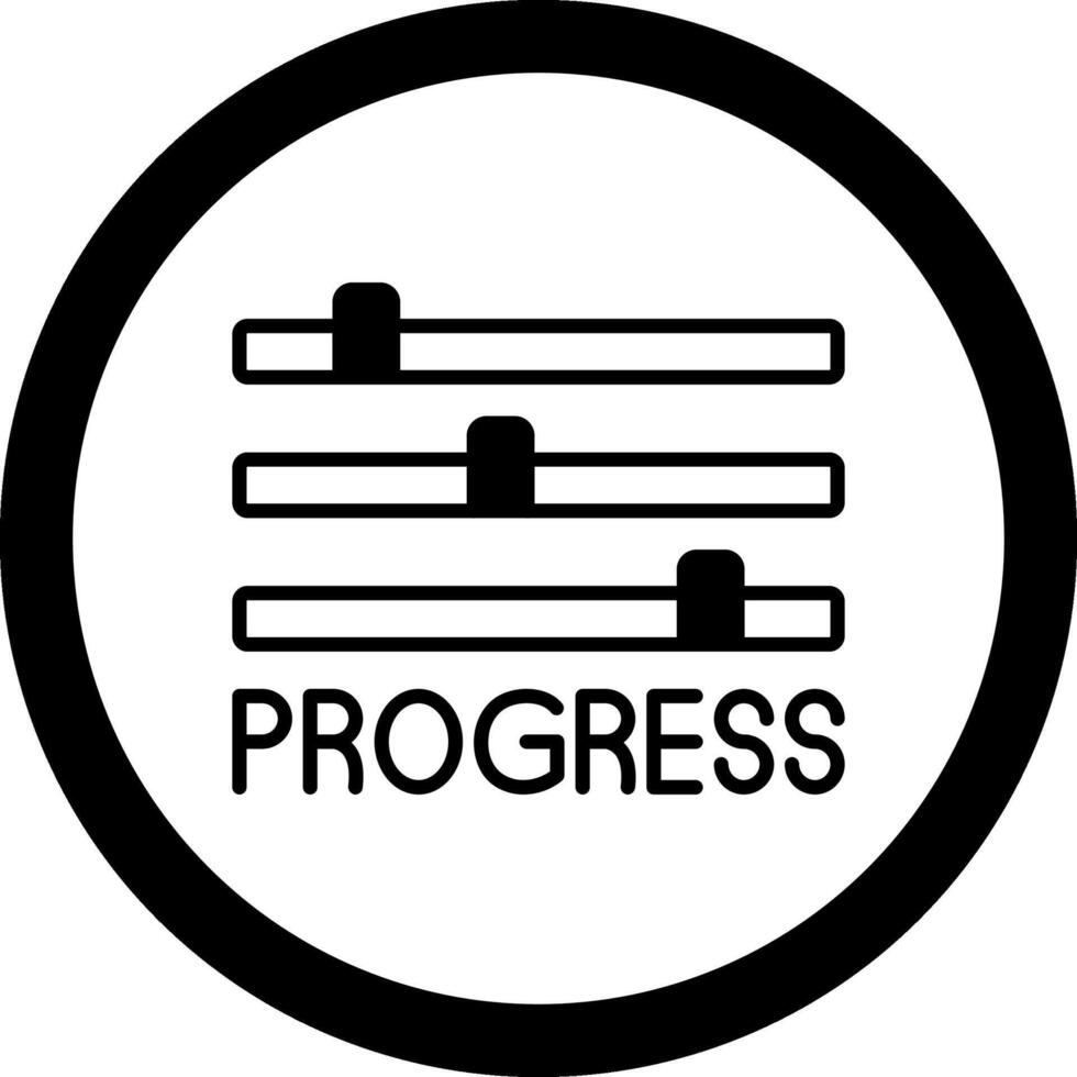 Progress Circle Icon vector