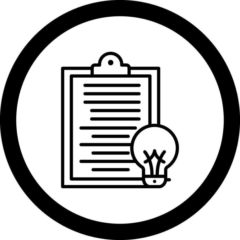 Summary Circle Icon vector