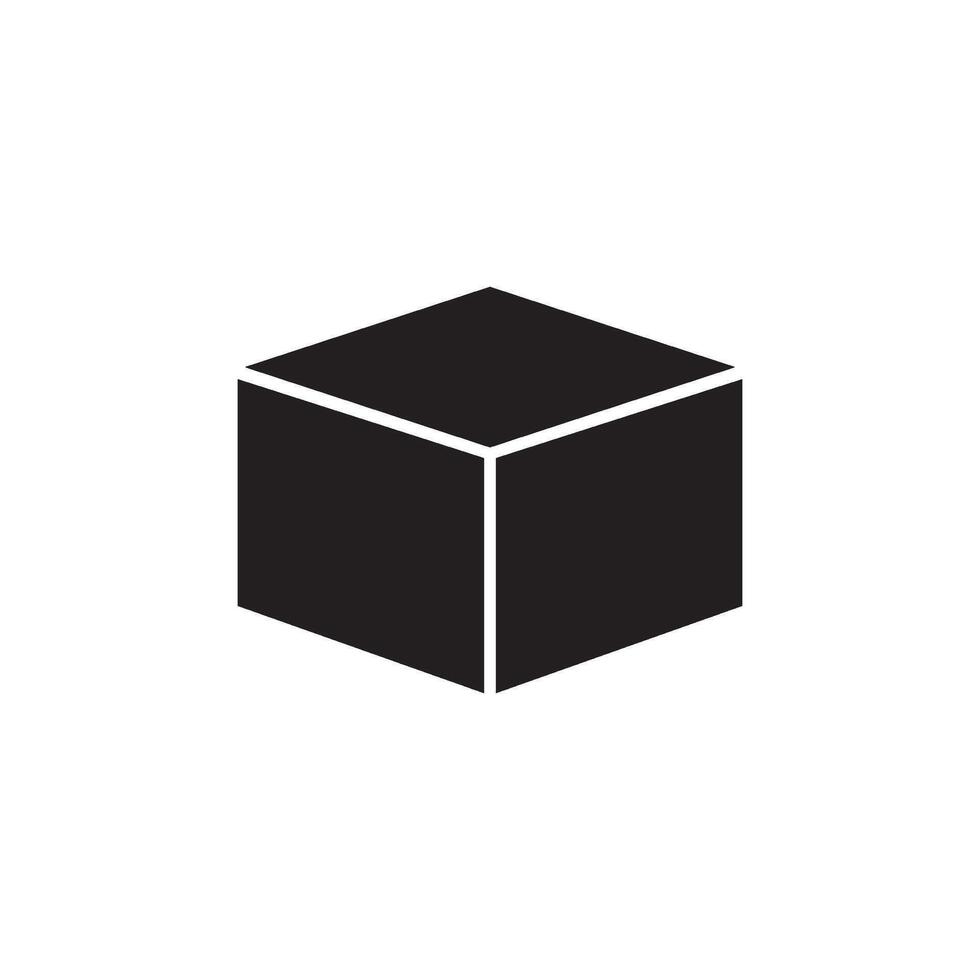 cube icon illustration vector