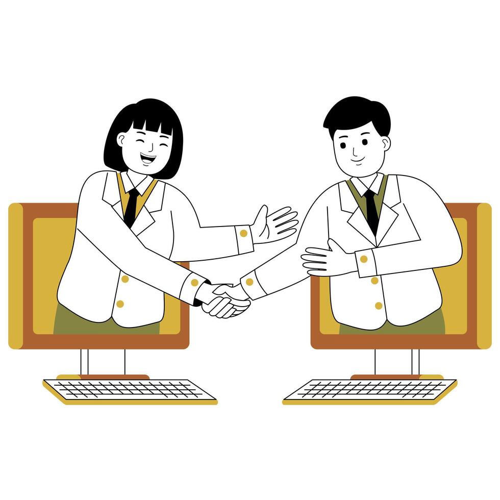 Business Team People Illustration vector