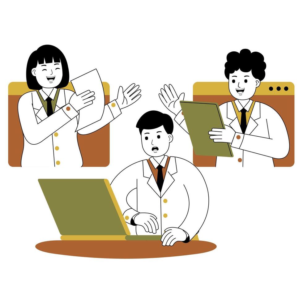 Business Team People Illustration vector