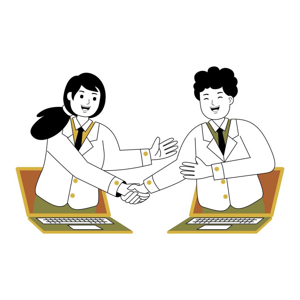 Business Team People Illustration vector