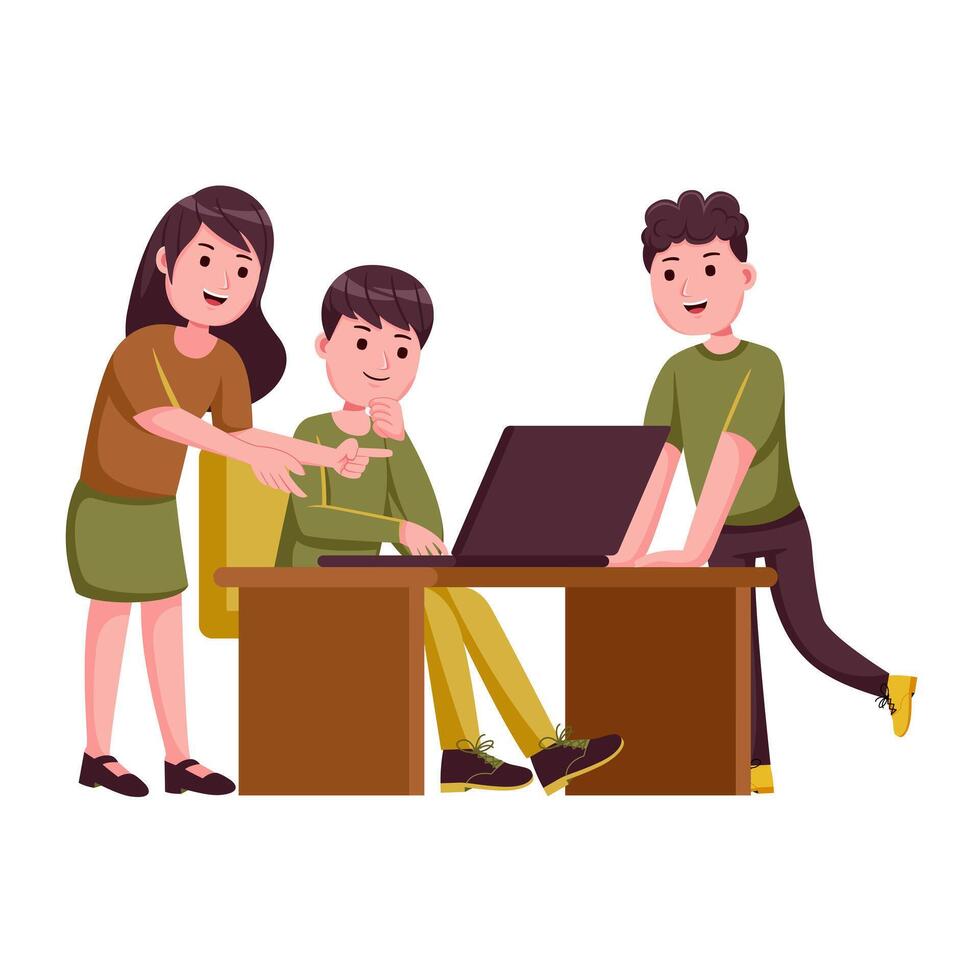 Business Team People Illustration vector