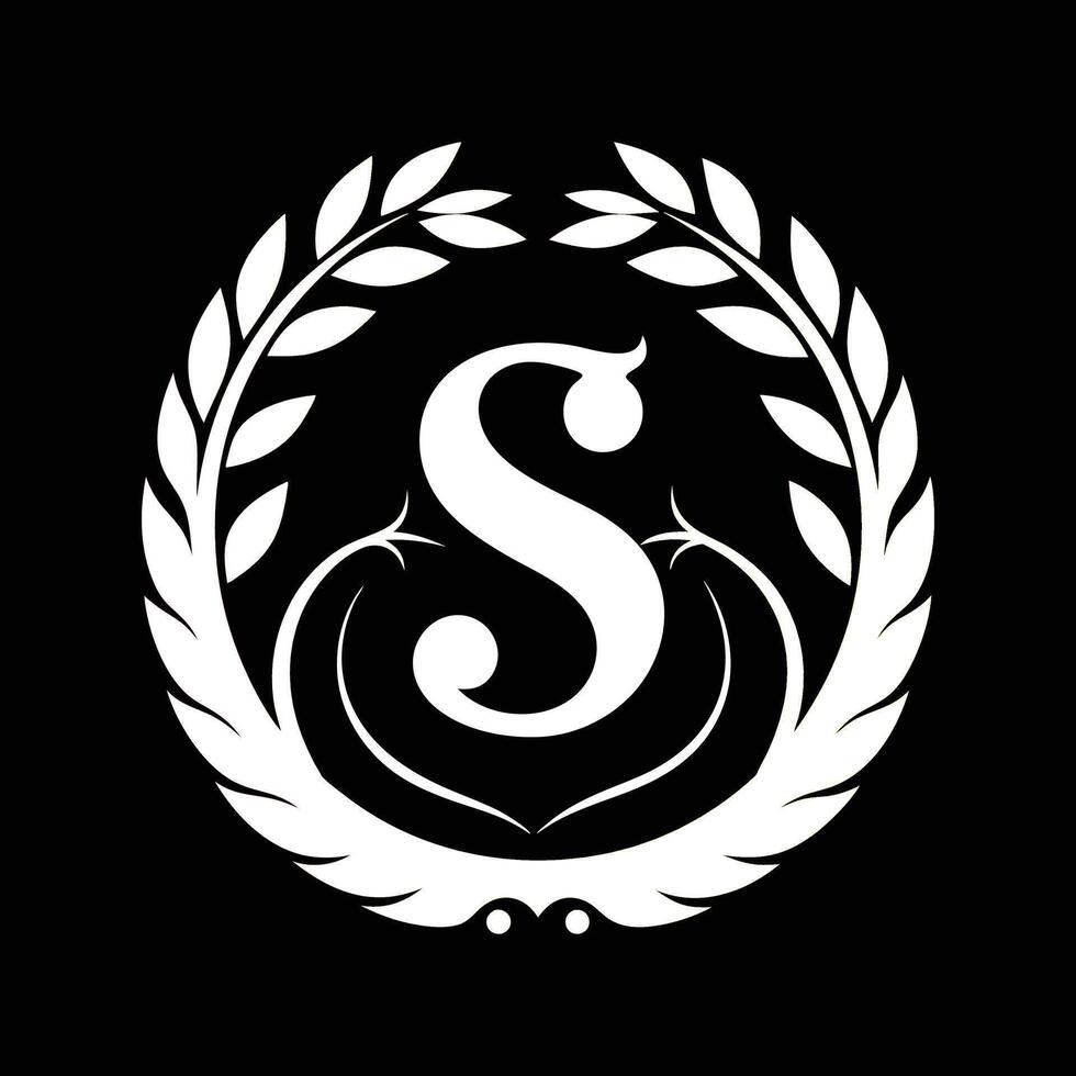 S Logo on a White Background vector