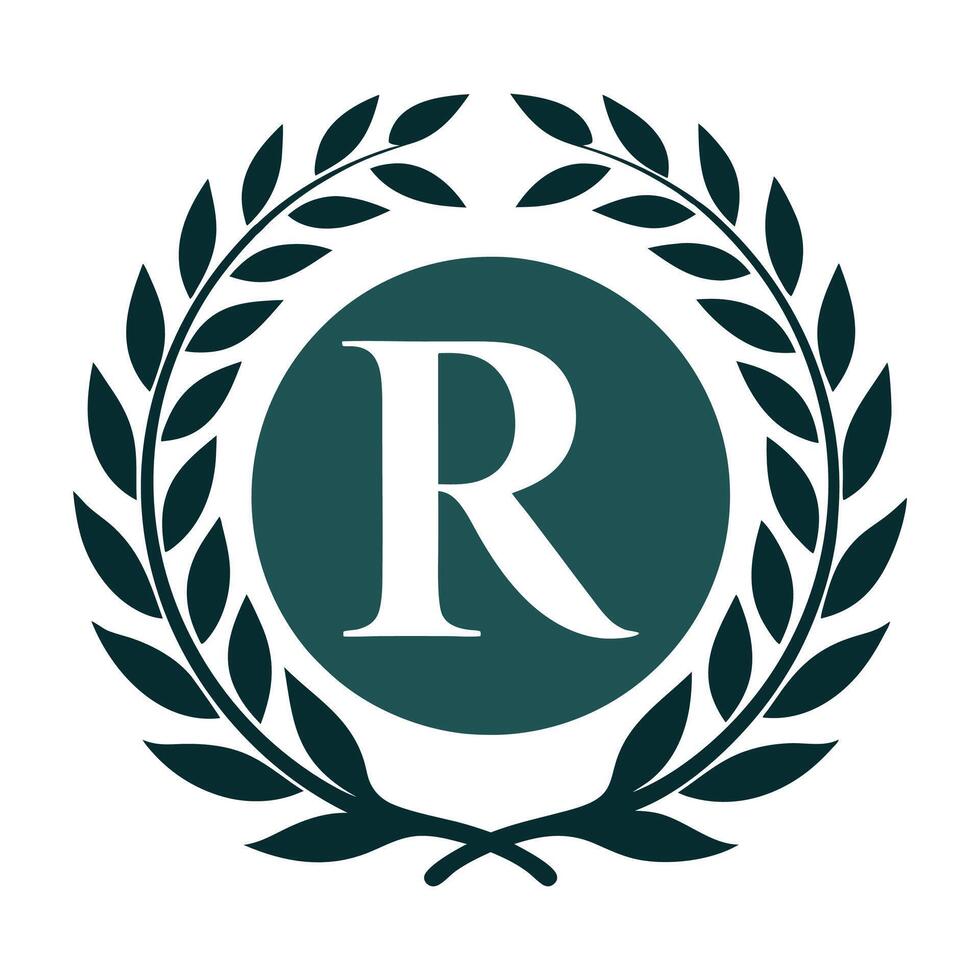 A Stylish R Letter Logo vector