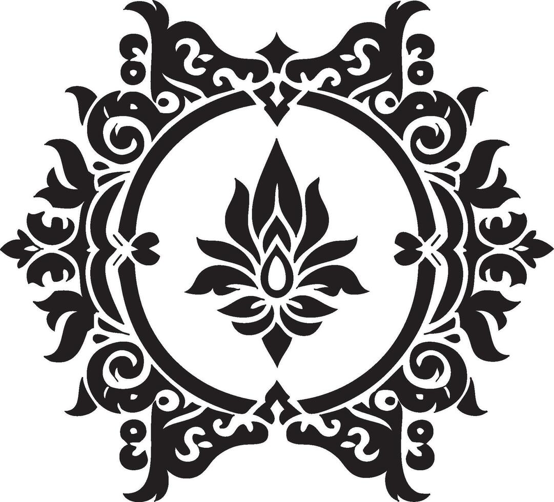 Ornament Visual arts, floral vine, border, Black, Elements vector