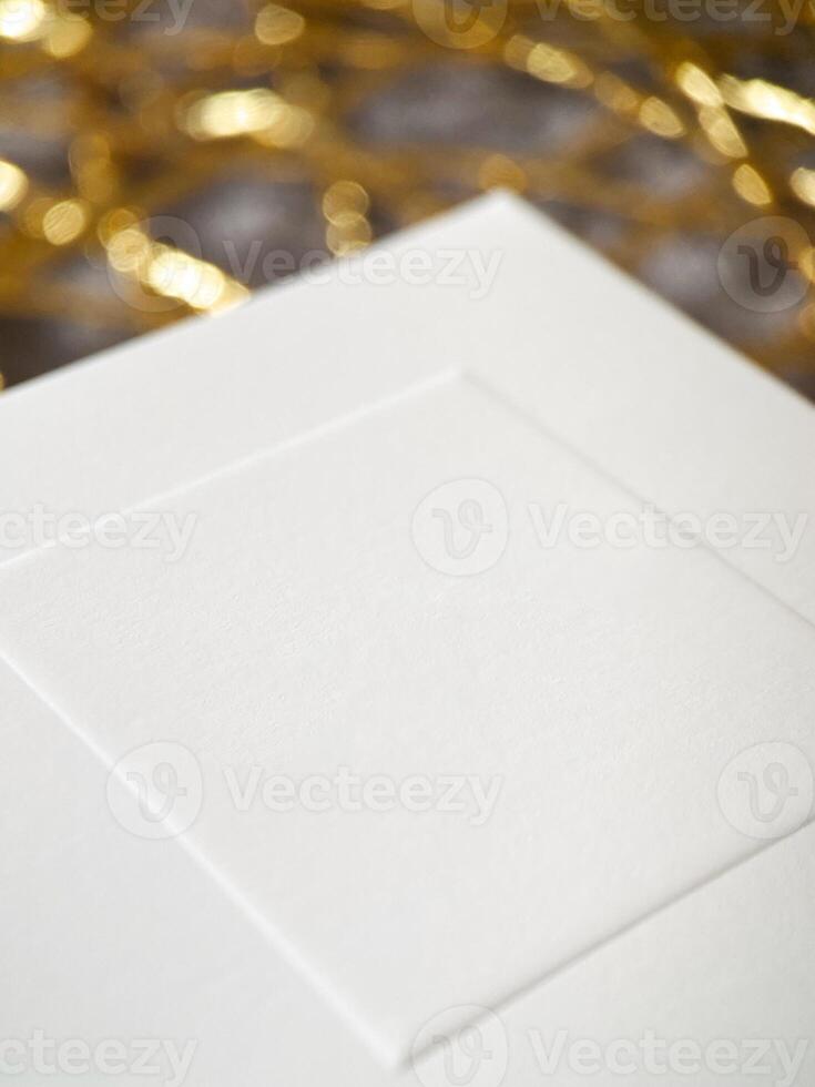 Elegant bottle of women's perfume close-up on an isolated background photo