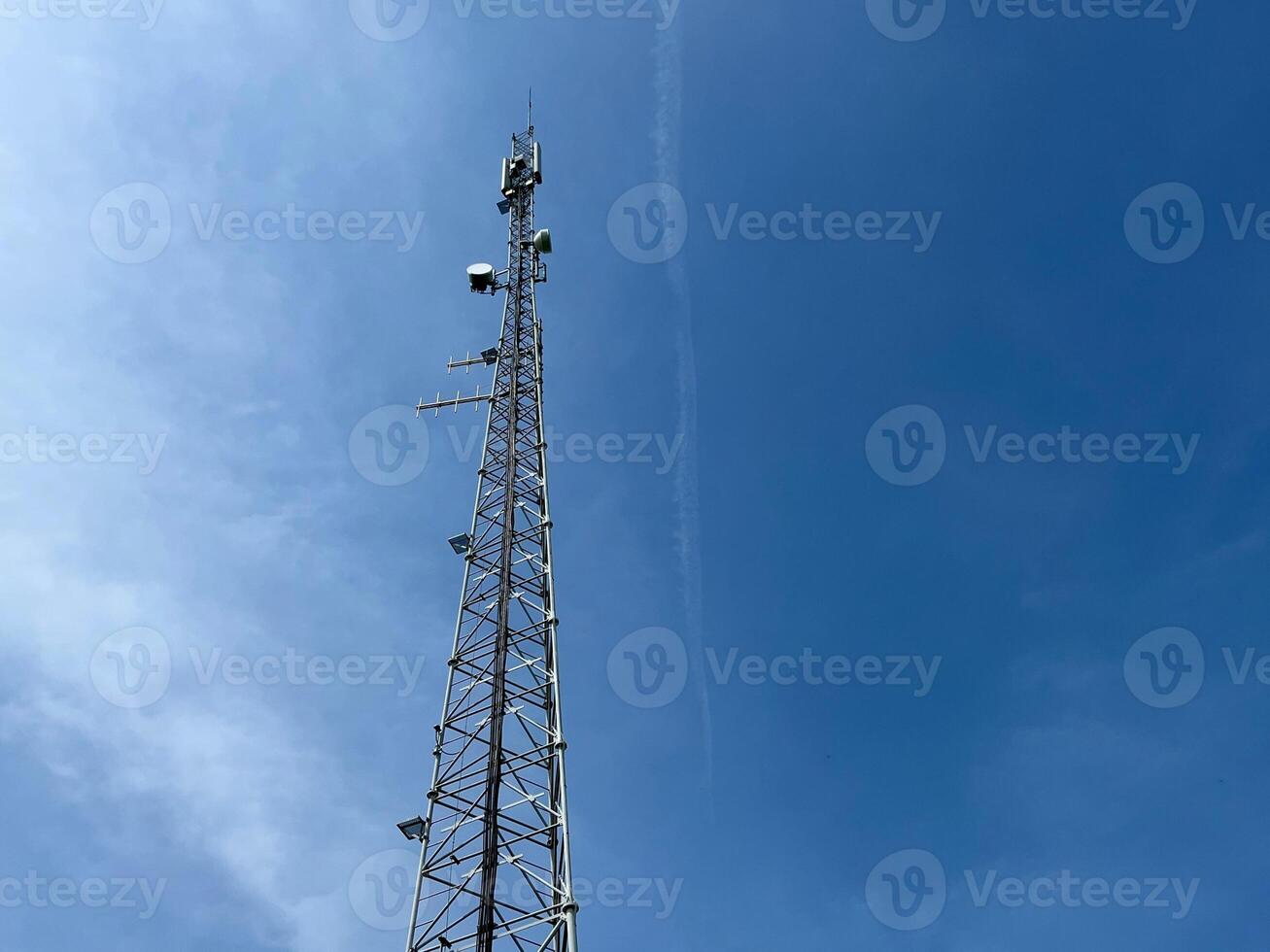 A base station in radio communications, mobile communications tower, is a system complex of transceiver equipment that provides centralized maintenance of a group of terminal subscriber devices photo