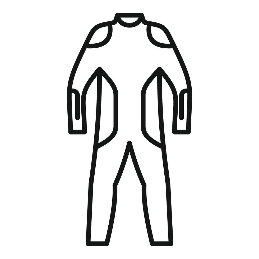 Protective suit offering safety and flexibility for professional divers vector